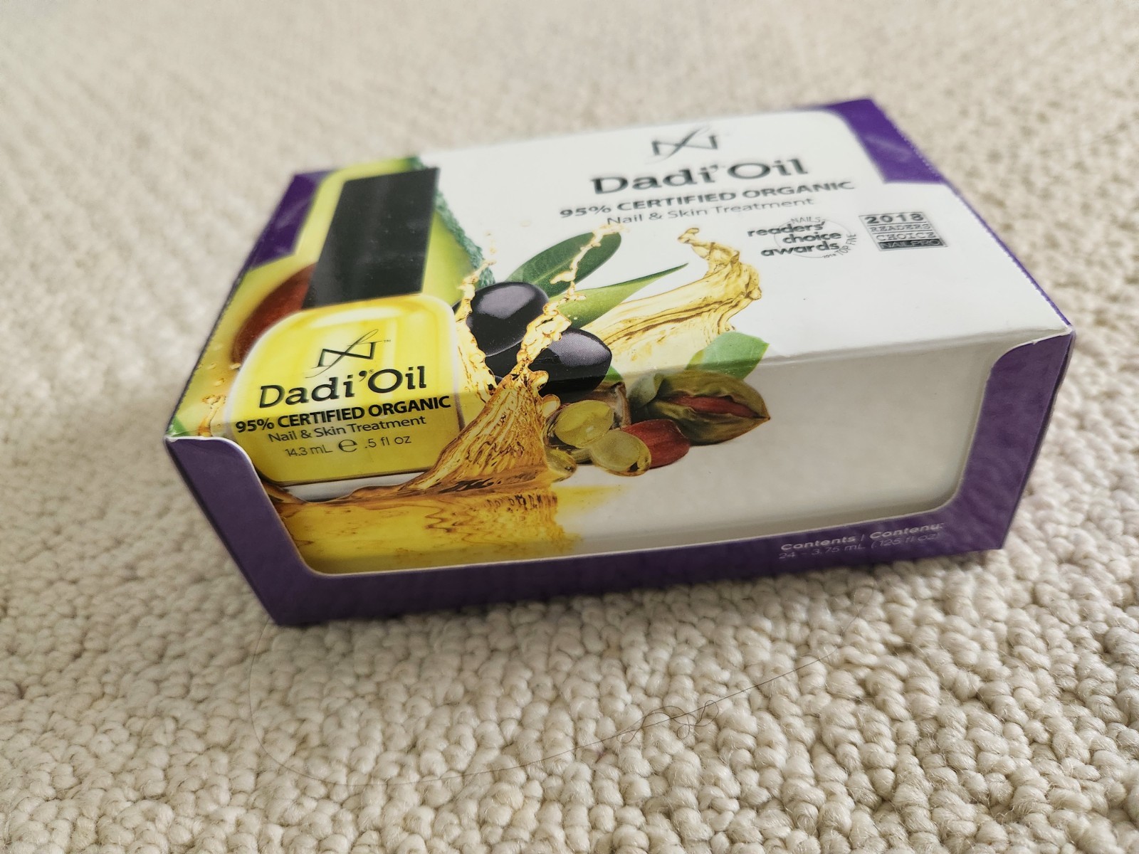 24 pc Famous Names DADI OIL Nail & Cuticle Oil Treatment MINI 3.75 mL