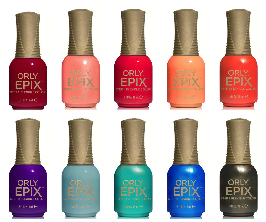 Orly – EPIX Flexible Nail Lacquer .6oz/18ml-NO BASE COAT NEEDED – Pick Any Color