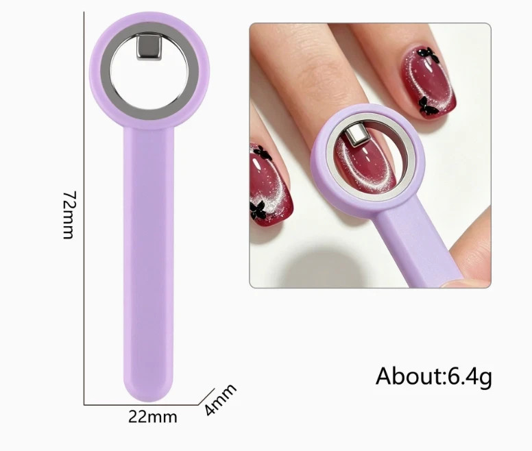 Cicle at Eye Magnet For Nails Art,Rotating Ring Magnet With A Handle