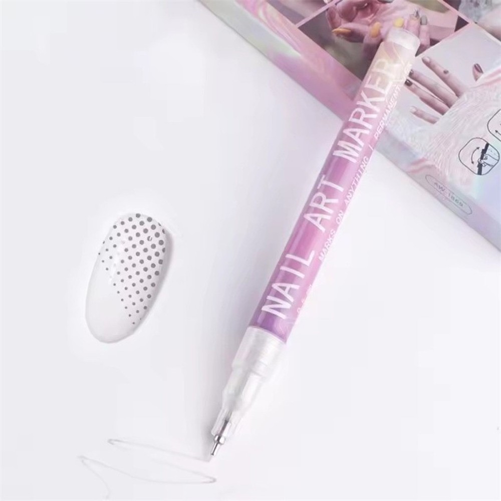 USA 12 Colors Nail Art Pens Set,Nail Art Markers Polish Pen For 3D Nail Art,DIY