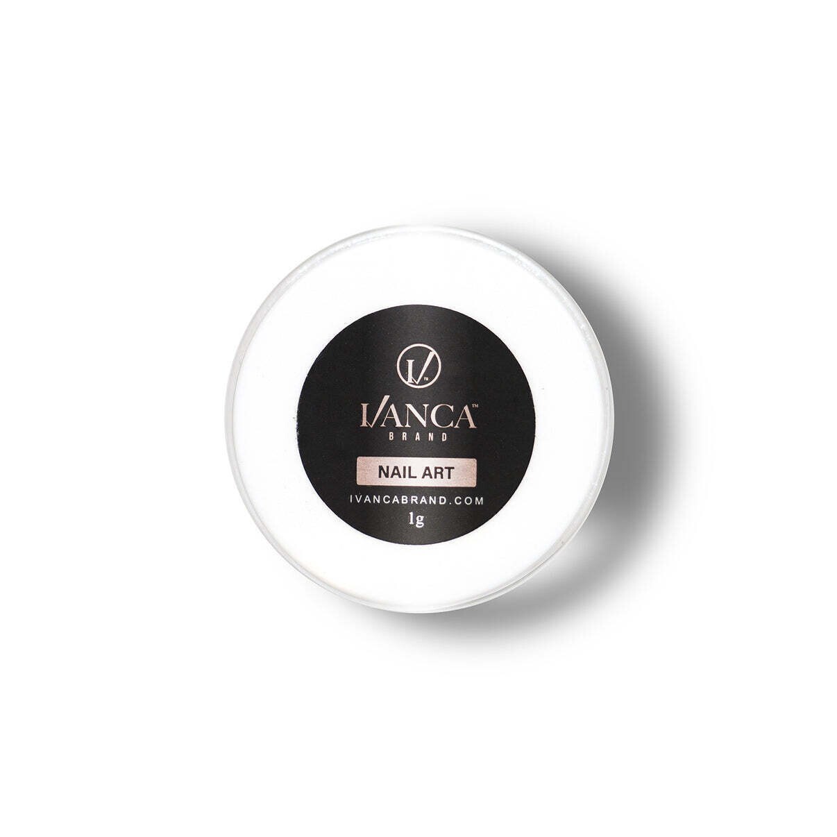 Ivanca Brand Nail Art Effect White Chrome (1g) Powder New Product 2023