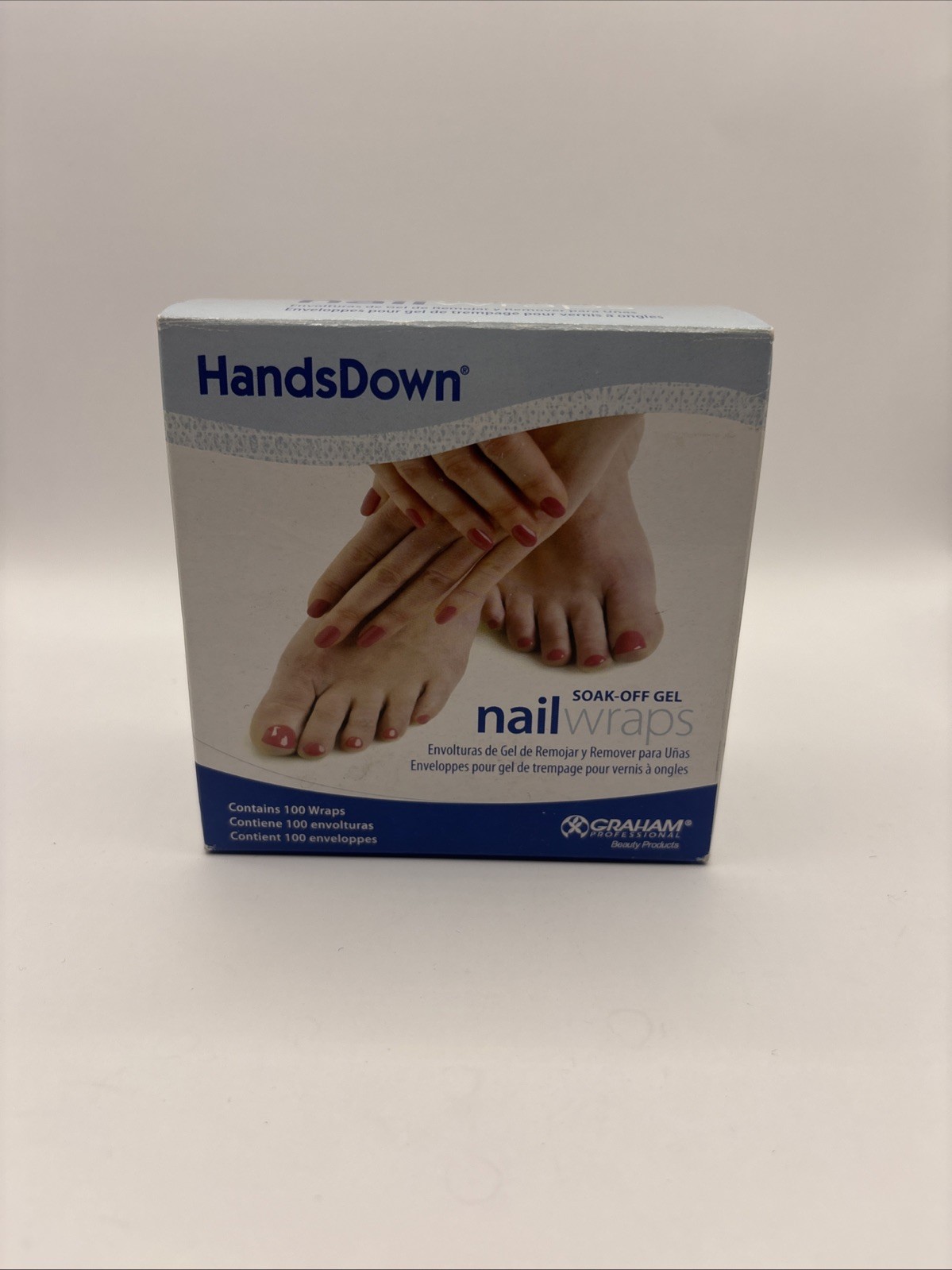 Graham HandsDown Soak-off Gel Nail Wraps 100 Count – Polish Manicure Hands Down
