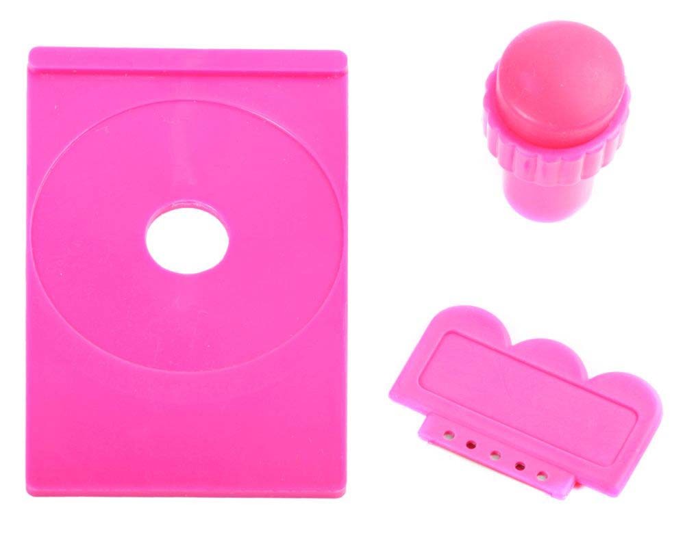 SHANY Stamping Nail Art Image Plate Holder/Scraper/Stamper – All in one set