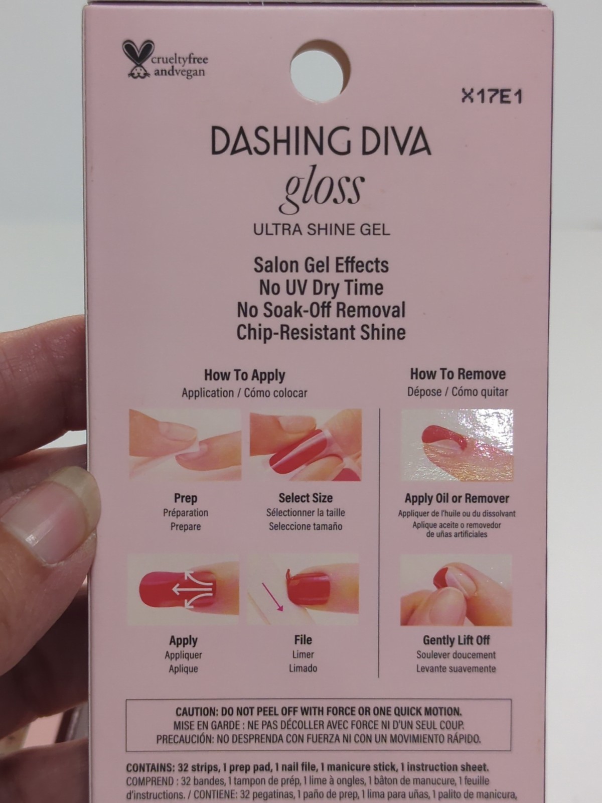 Dashing Diva Ultra Shine Gloss Gel Strips Wild Flower & Fig Pop 2-pk Sealed NEW