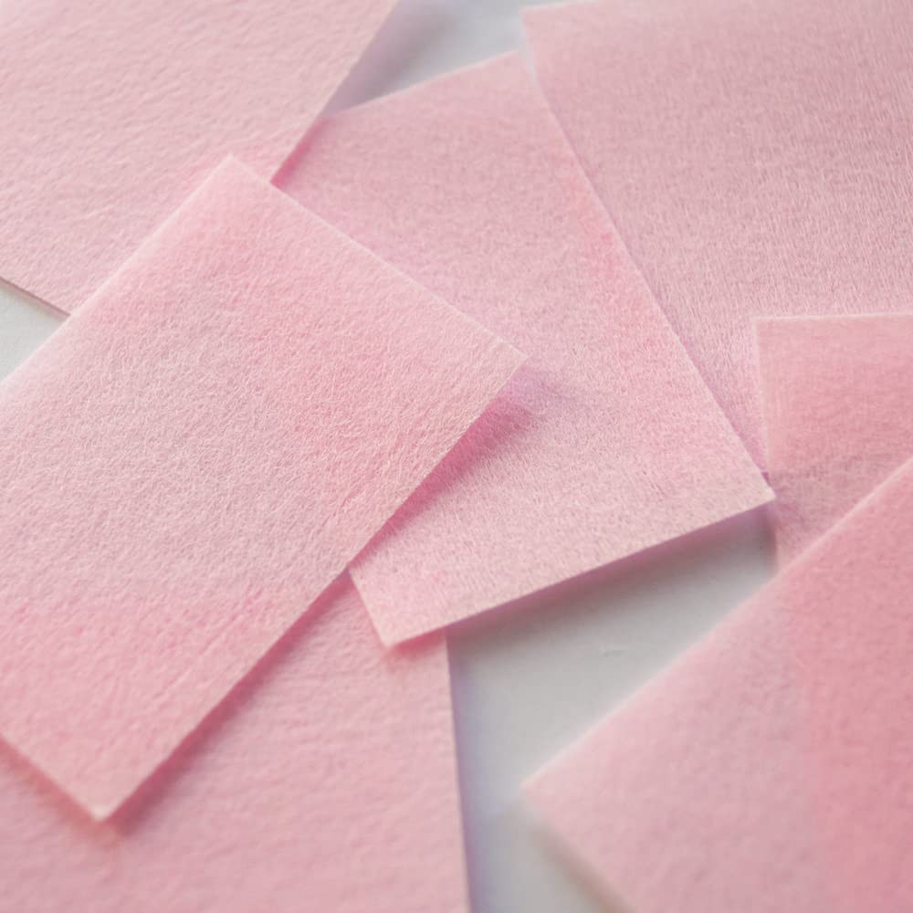 Pink Gel Nail Polish Remover Tools 540 PCS Lint Free Wipes Cotton