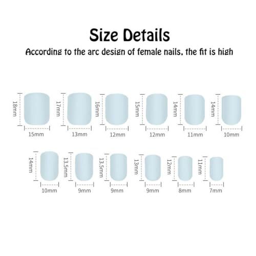 Extra Short French Tip Press on Nails Square White Glue French Tip White Flower
