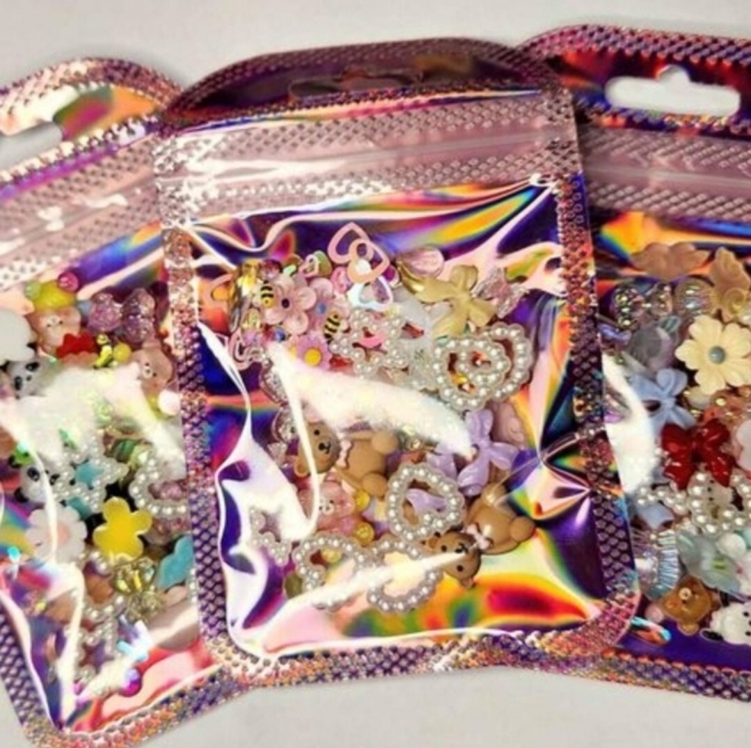 30 pcs Nail Charms 3D DIY Arts and Crafts