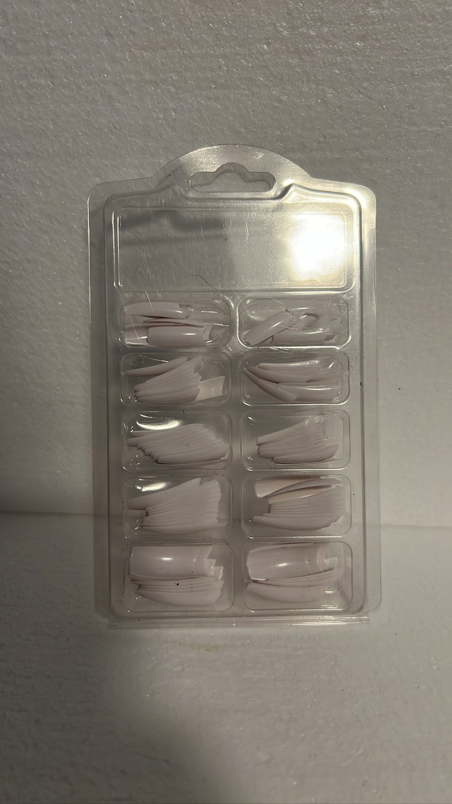 French Manicure Press On Nails Full Cover Pink White