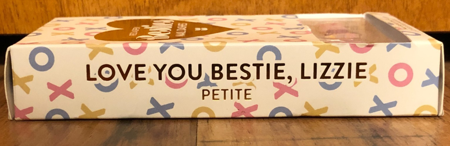 Red Aspen Nail Dashes ( Petite ) ” Love You Bestie, Lizzie “