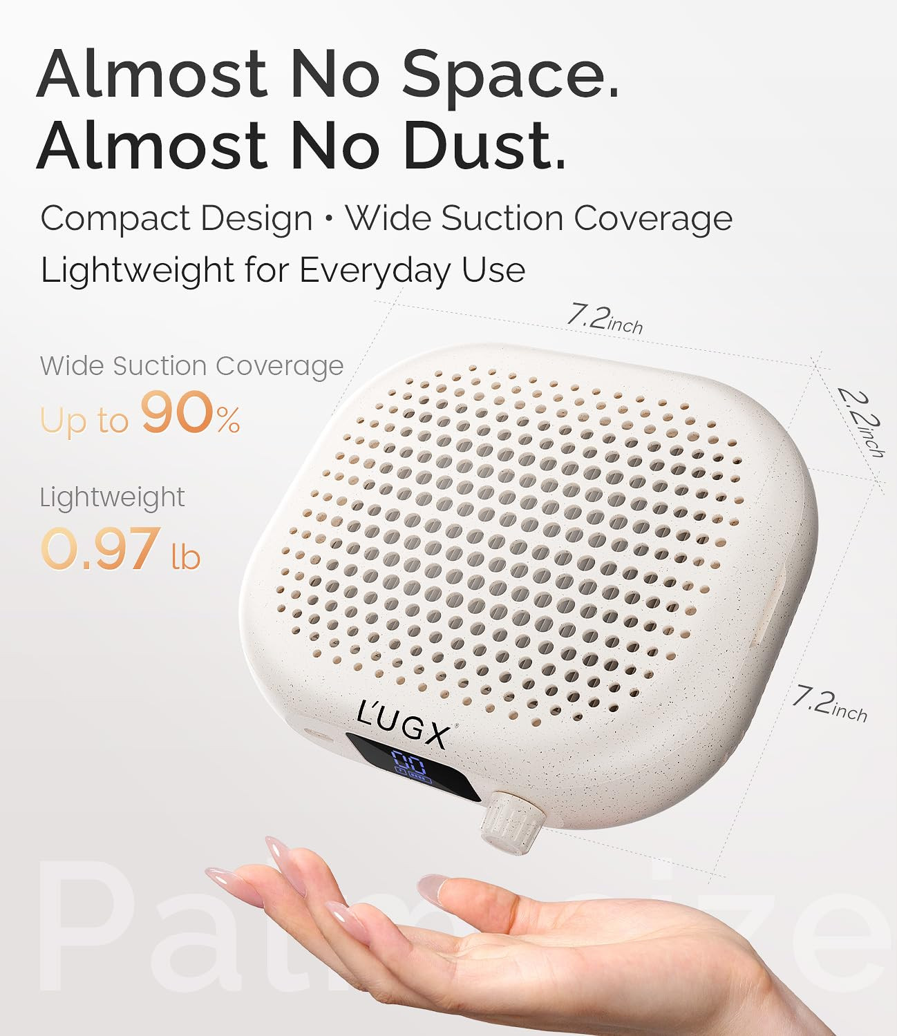 L’UGX Rechargeable Nail Dust Collector Profesional – Compact Dust Collector Nail