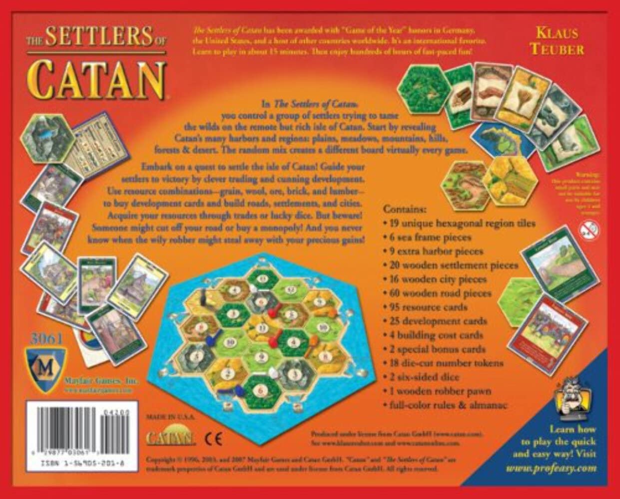 The Settlers of Catan One Size, Design 1
