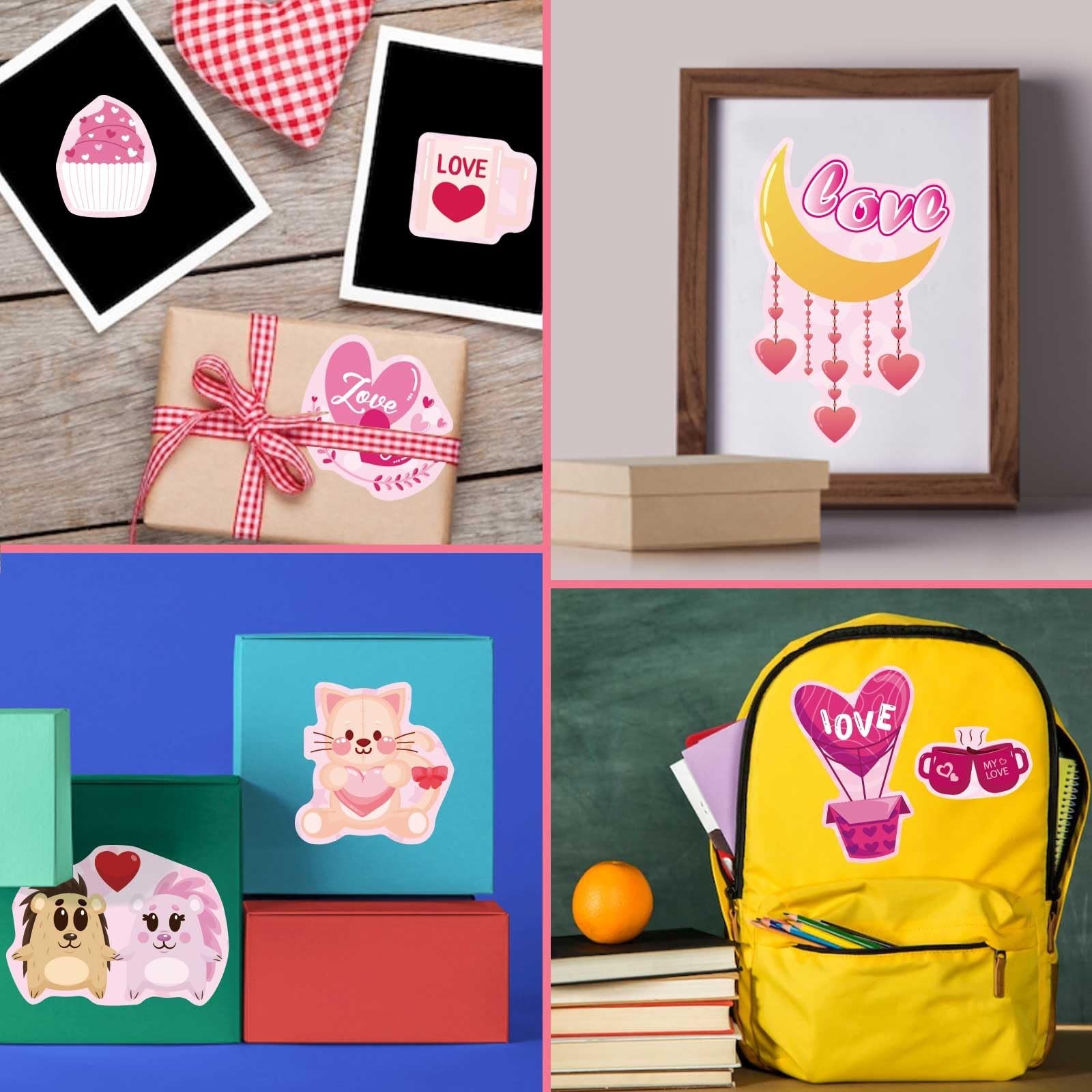 381PCS Valentine Stickers for Kids – Love Stickers Heart Stickers Valentines …