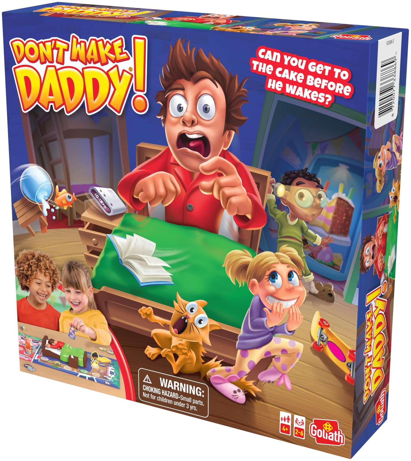 Goliath Don’t Wake Daddy Board Game | Surprise 26.25 cubic inches, Multicolor