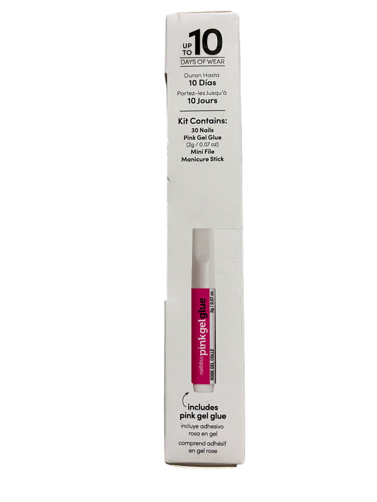 Nailbliss Salon Gel Press On Nails GN168 Golden Age Long 30 Nails