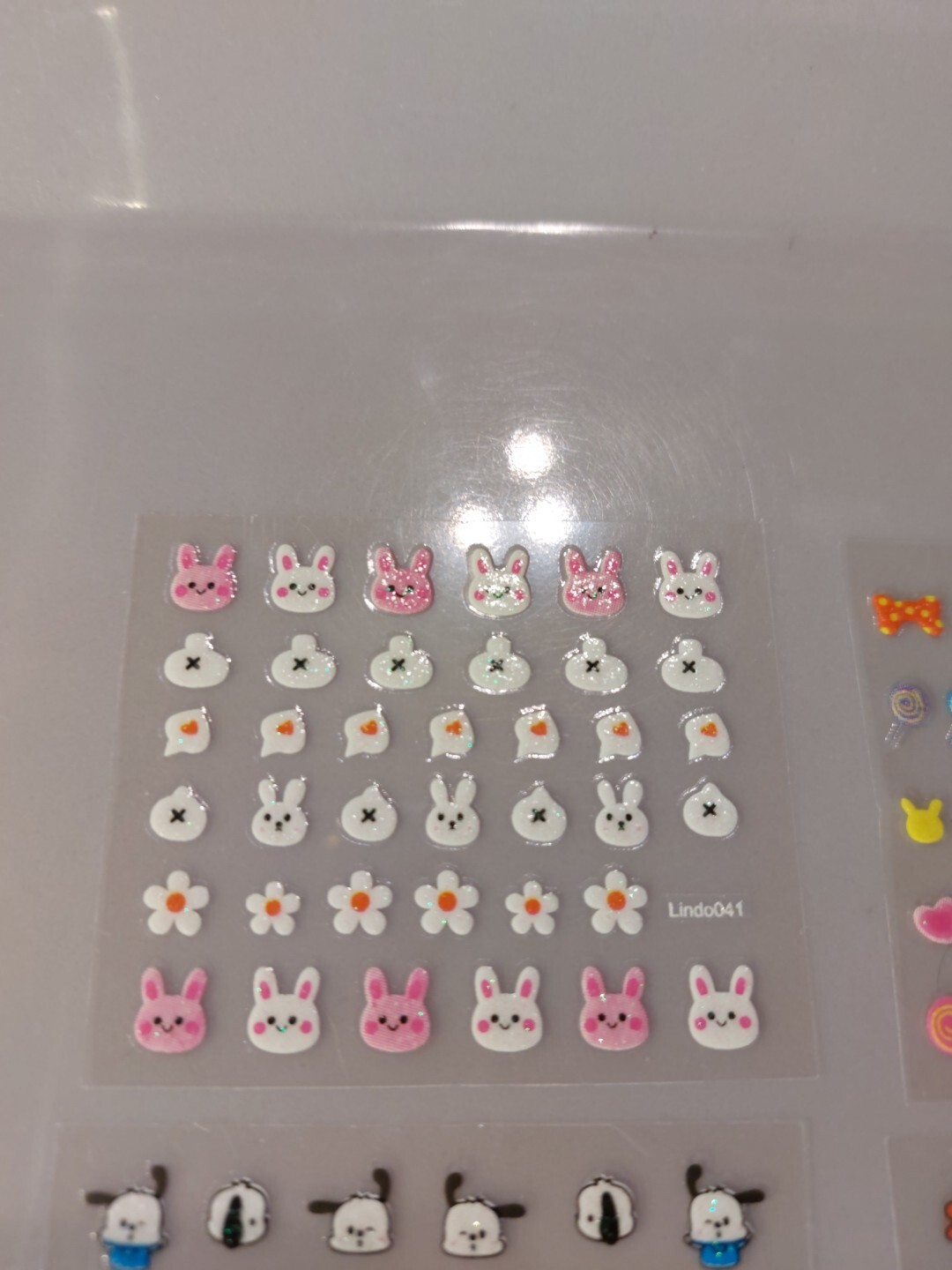 5 X Small Sheets Of Cute Nail Art Stickers (Dn223) New