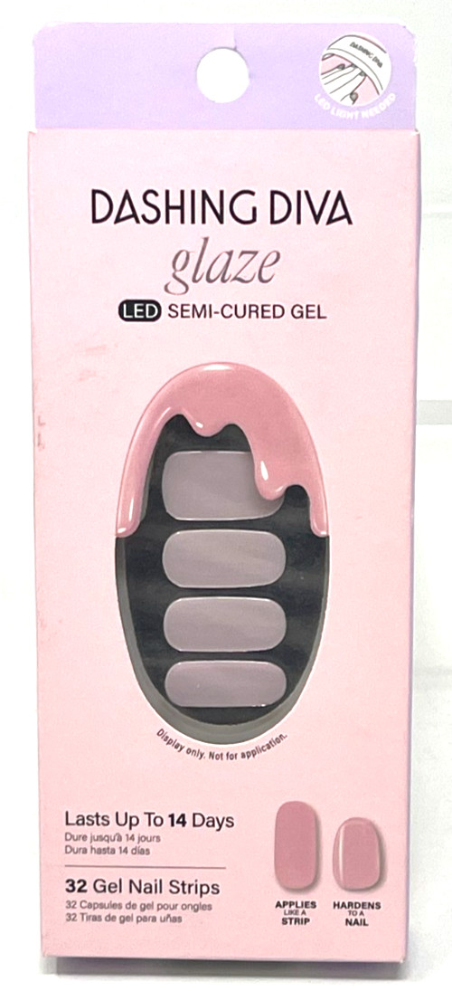Dashing Diva Glaze LED Semi-Cured Gel Nail Strips Sealed GAM263 – Unicorn Glaze