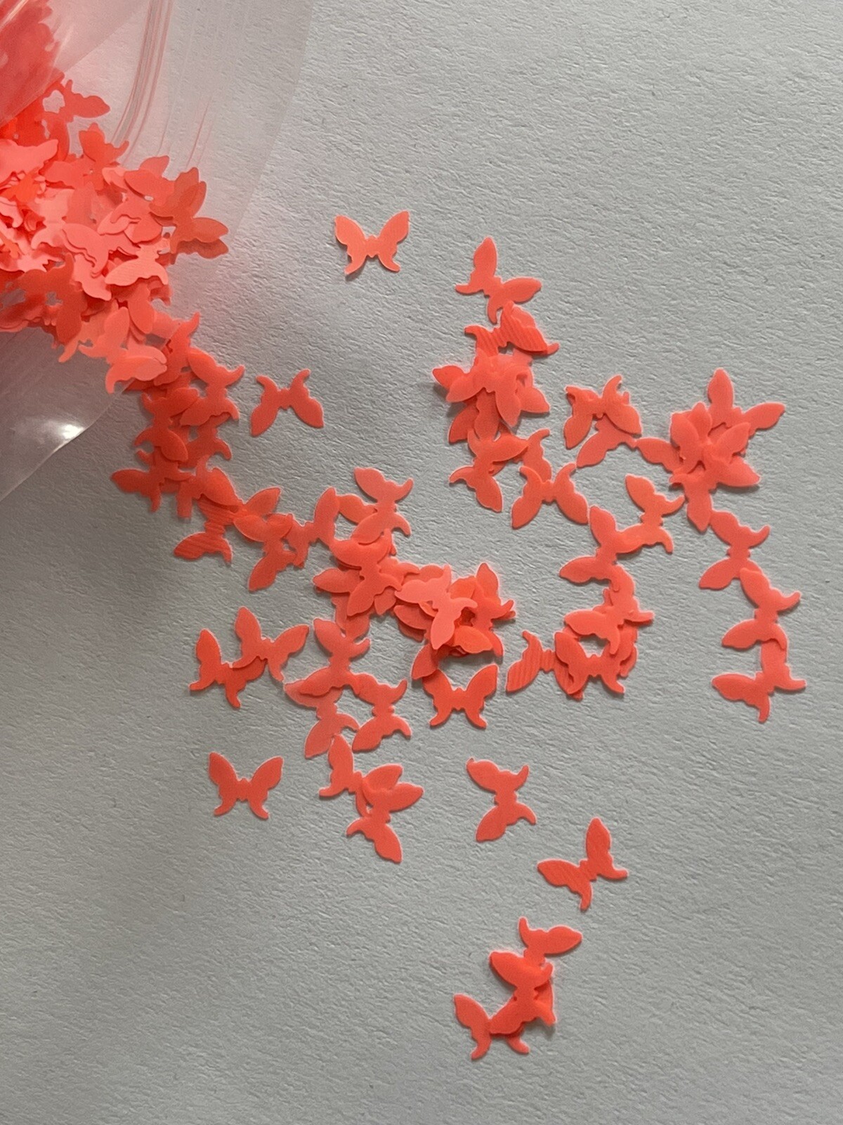 Butterfly 2 Salmon Nail Glitter | 1 TSP | Gel Nail Art & Acrylic