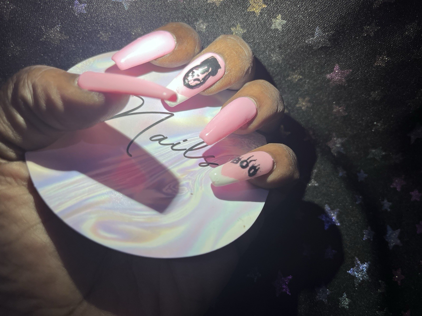 Boutique Sage Handmade Press On Nails Scream Theme Short Square