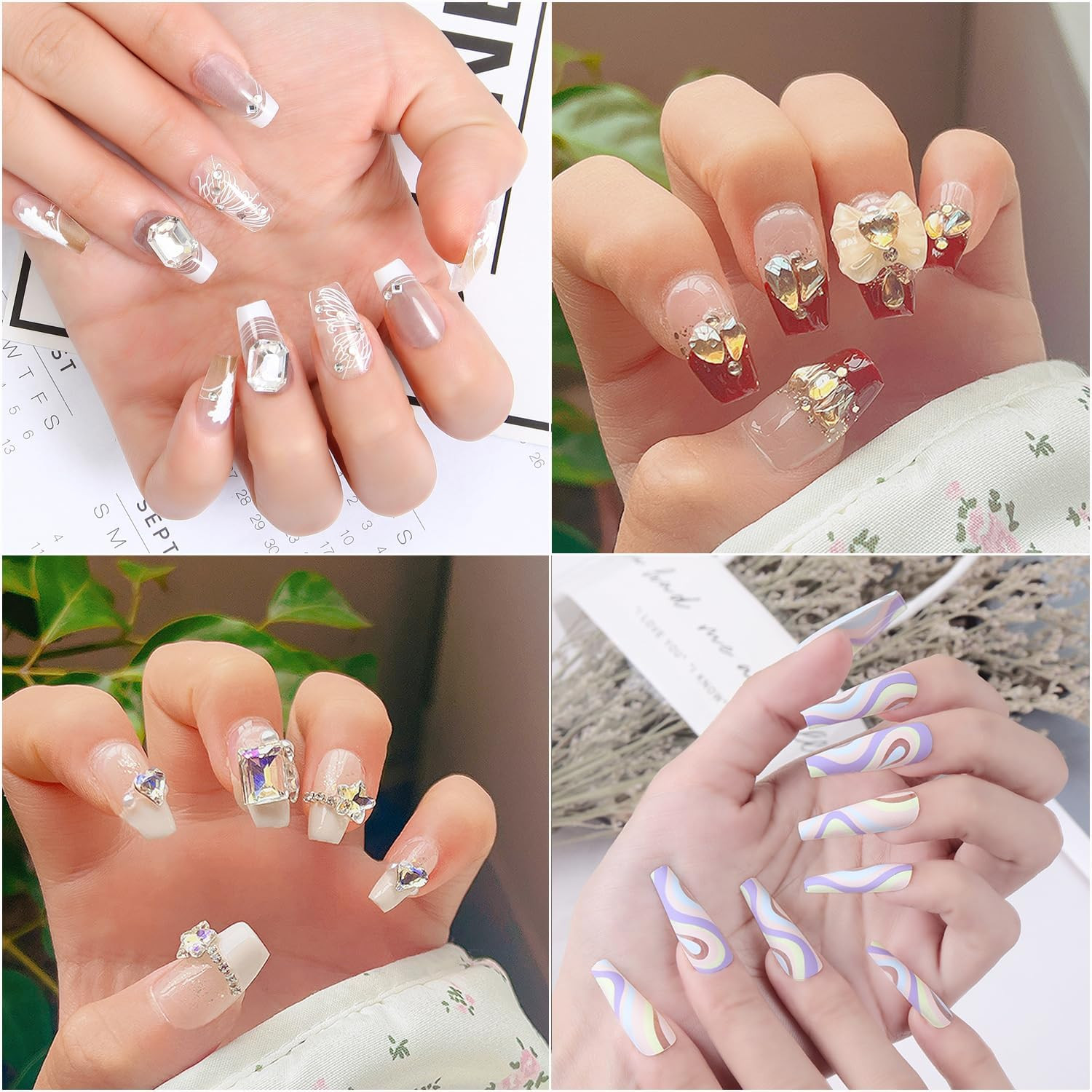 Nail Glue,Super Strong & Long-Lasting & Ultra Quick 40PCS Nail Glue for Acrylic