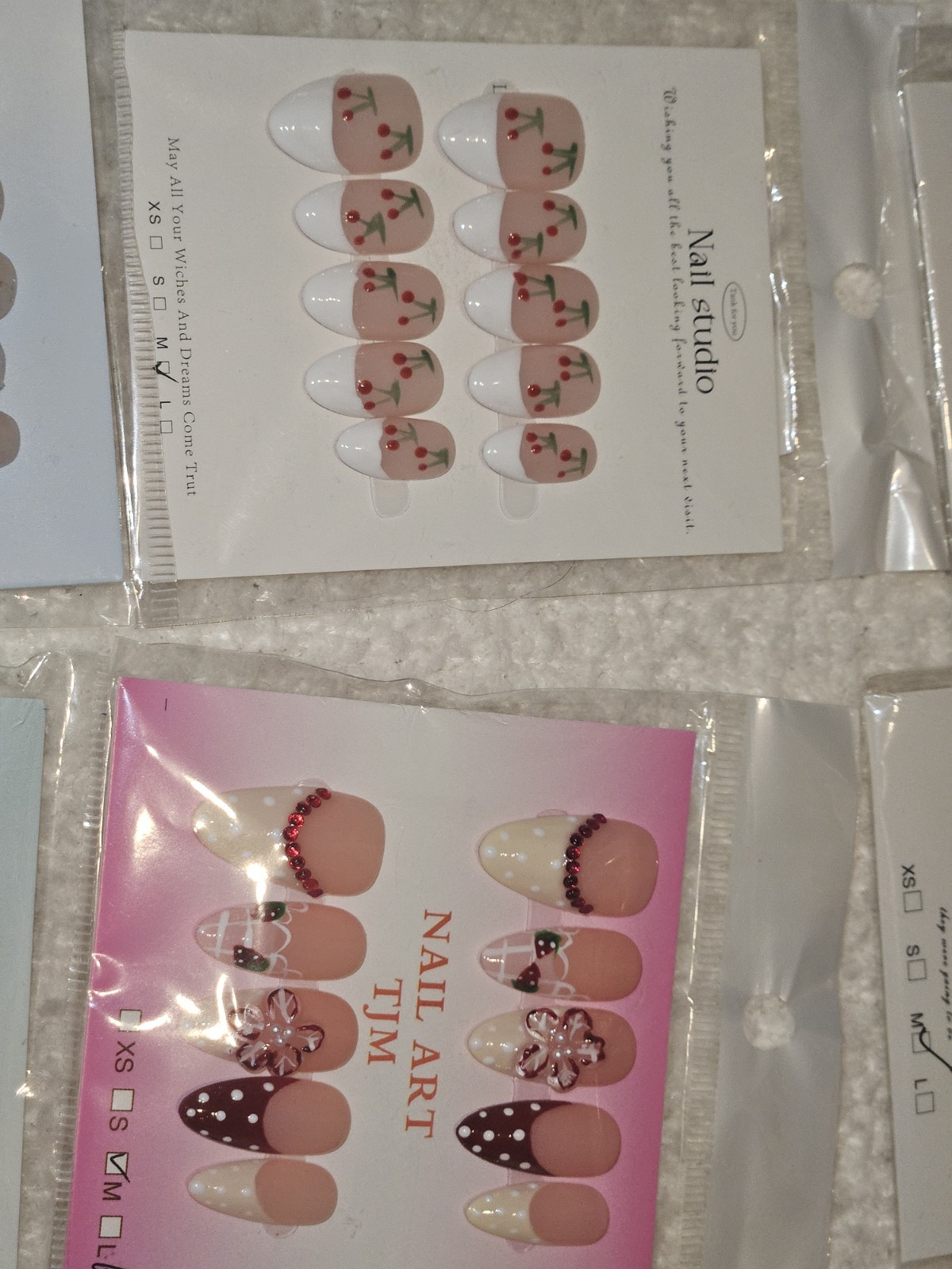 Press On Nail Bundle Medium Size 13 Sets