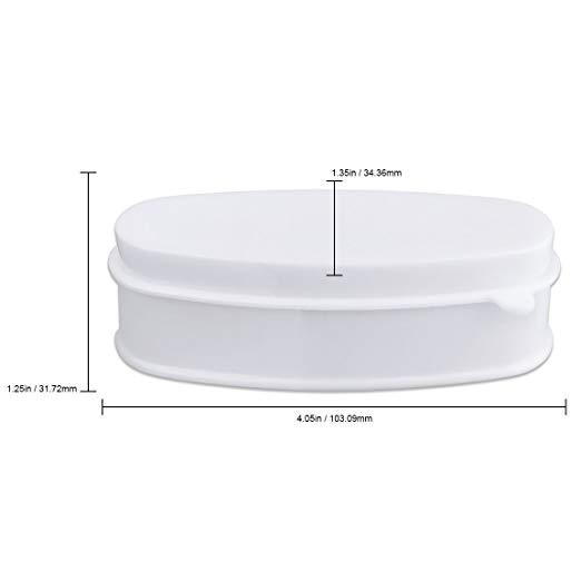 Beauticom French Dip Powder Tray Dipping Holder Container with Removable Lid