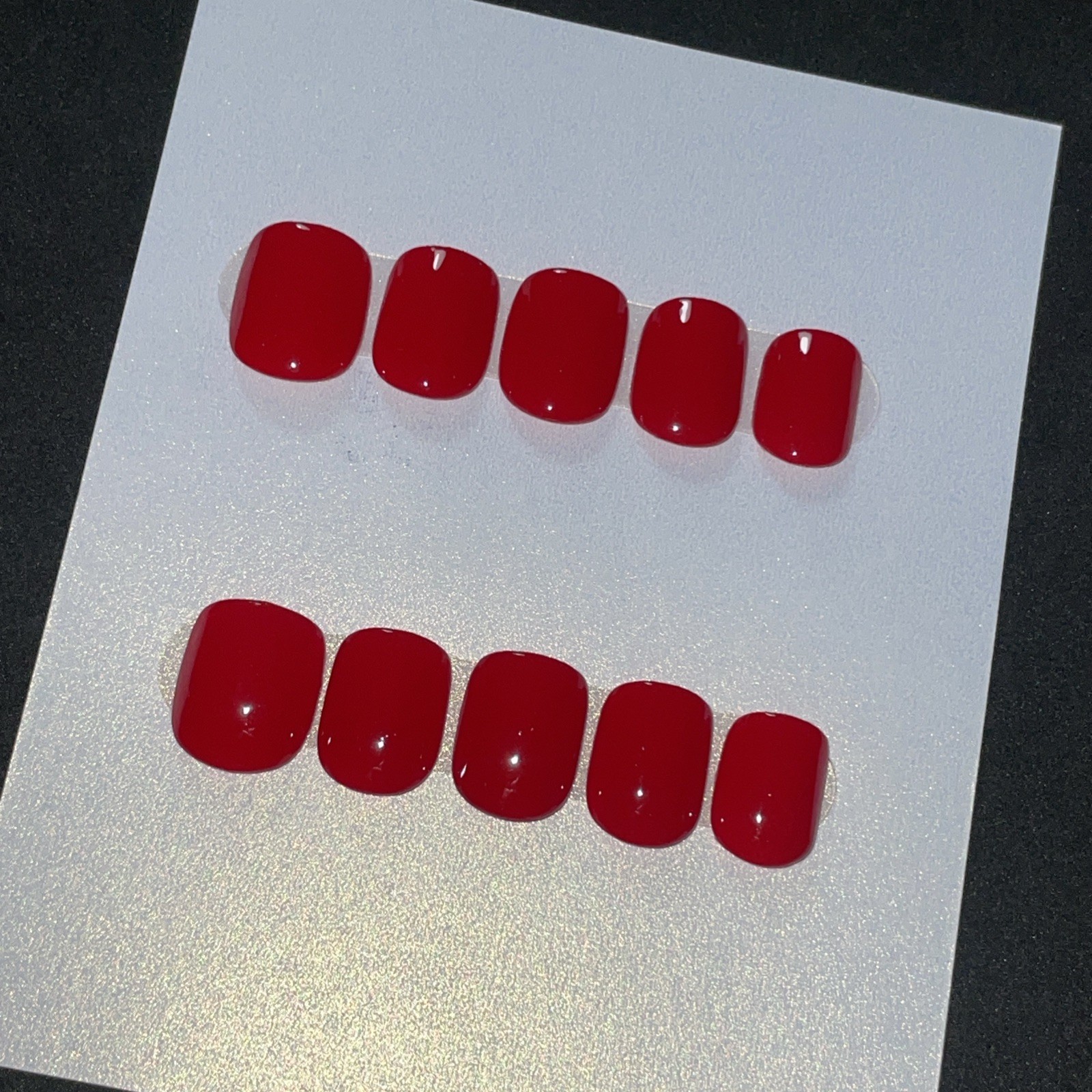 10 Handmade Press-on Nails ~ Number 55 ~ Size Extra Small ~