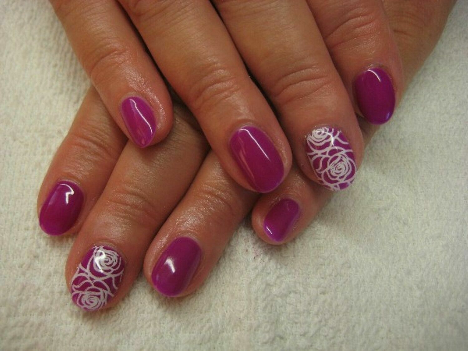 BP 73 Rose Flower Nail Art Stamping Template Image Plate Stamper Scraper Kit