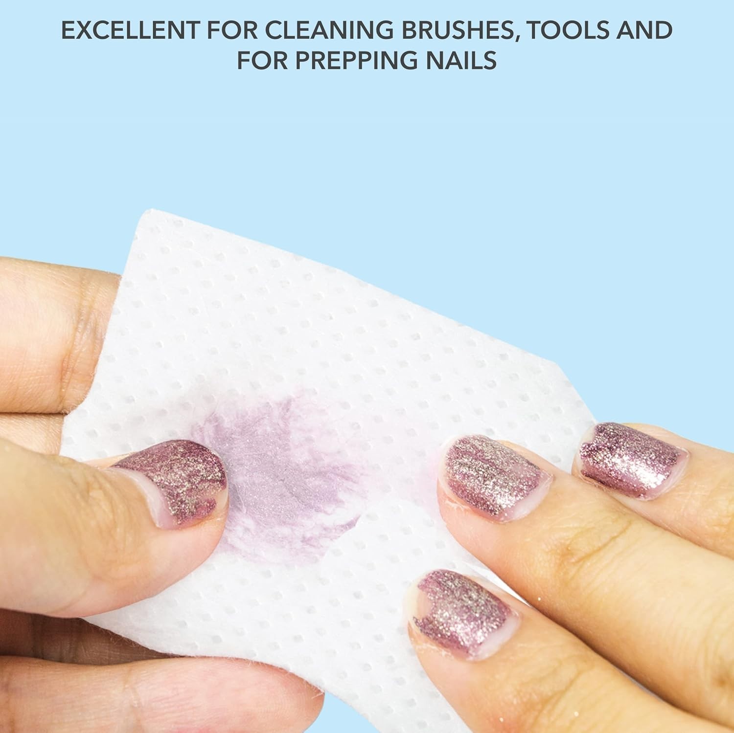 Ultimate Non-Woven Lint-Free Nail Wipes, 240 Count, Perfect for All Polish Types