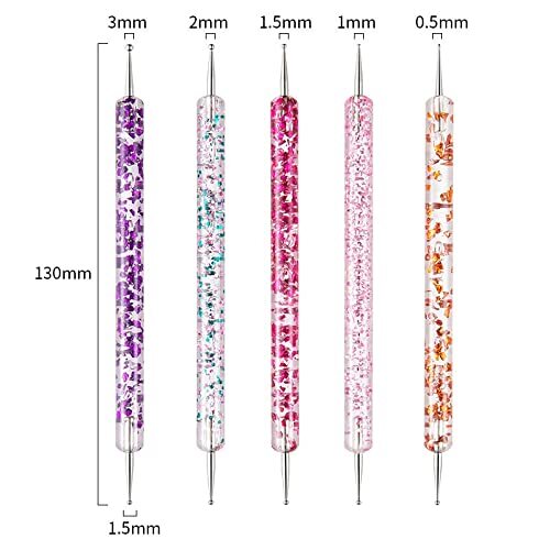31pcs Nail Art Brushes,Nail Art Tool Set,Nail Dotting Tools,Nail 31 Piece Set