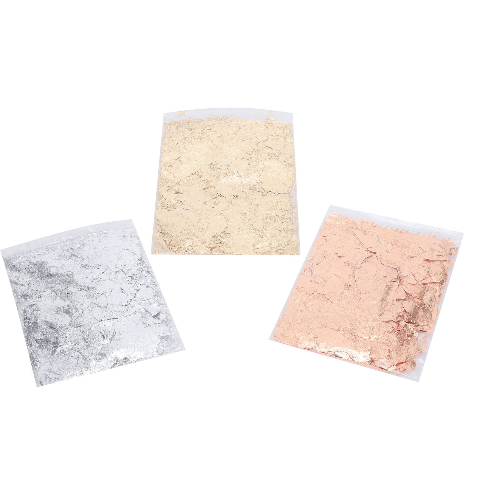 1 Set 3 Colors Foil Flakes Gilding Leaf HandMade Painting Resin Jewelry Craft