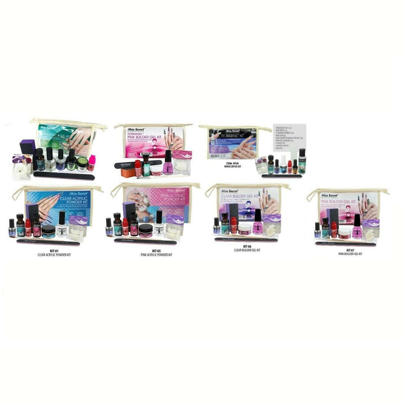 Mia Secret Acrylic Powder Nail System Kits – Choose Your Option