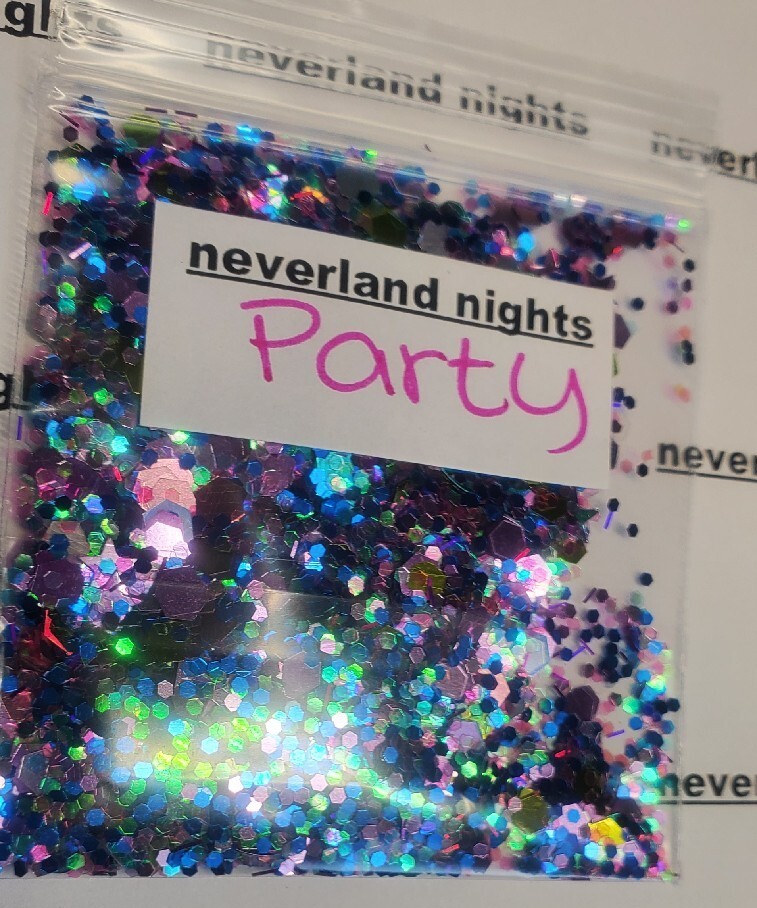 “Party” Metallic glitter mix for nails, acrylic, crafts 1.5 tsp
