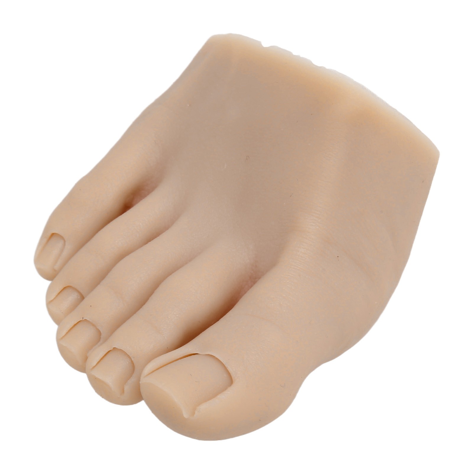 Nail Art Training Fake Half Foot Model Dark Skin Color Reusable Tattoo Pract CHU