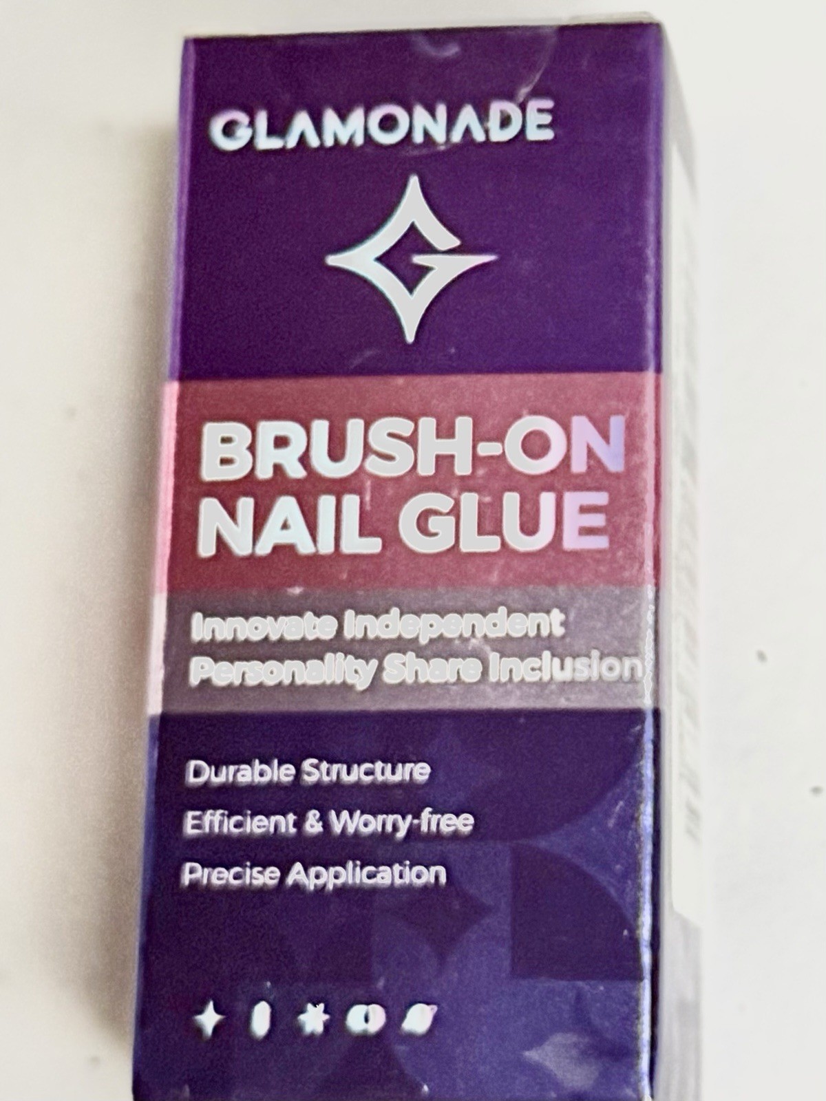 Bundle Press-On Toenails. 4 sets of nails and brush on glue.