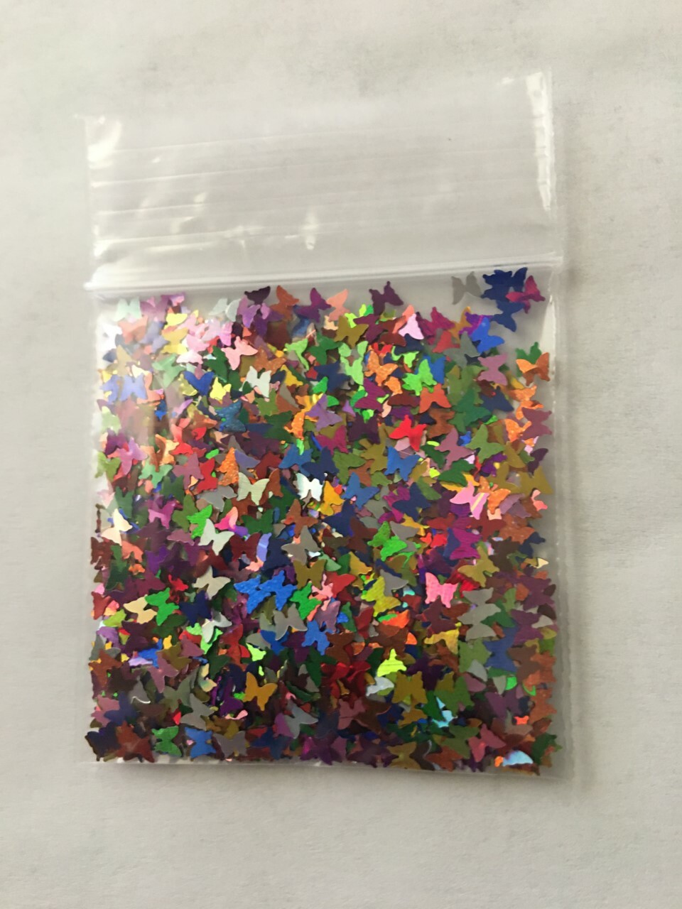 Solvent Resistant BUTTERFLY Glitter (Rainbow A) Nail Art Face Crafts FYI-US-tsp