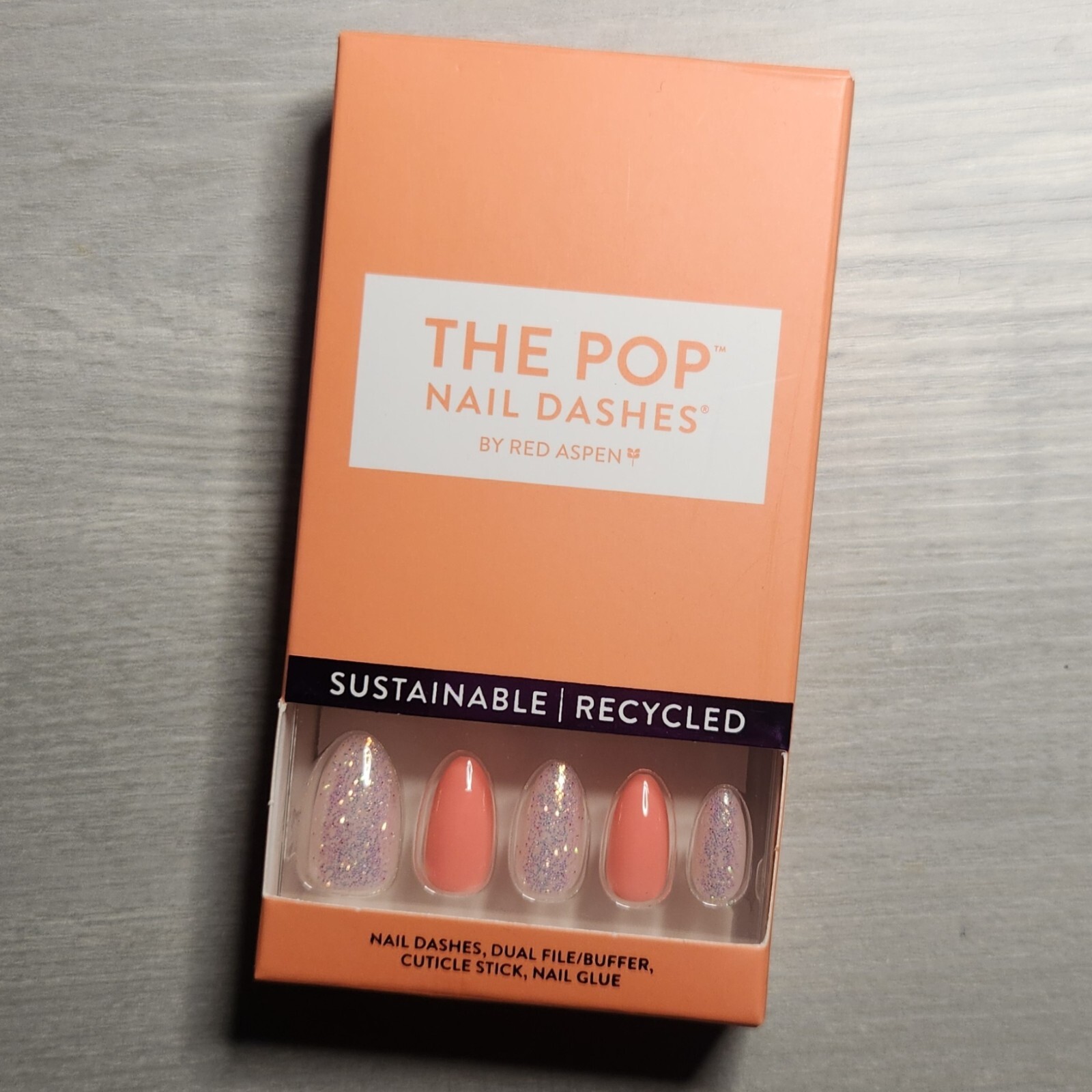 Press On Nails Pink Lemonade, Lauren Spring Summer Vacation Dashes Red Aspen