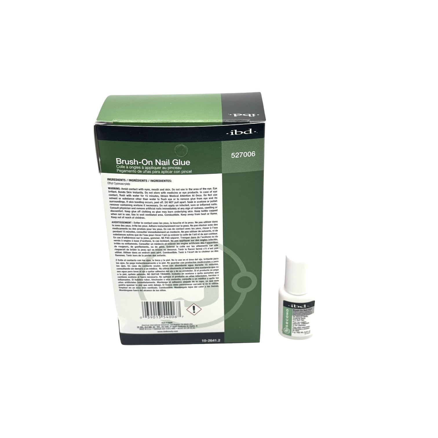 Ibd 5 Second Brush On Nail Glue Treatments by IBD (Pack of 4) – 527006