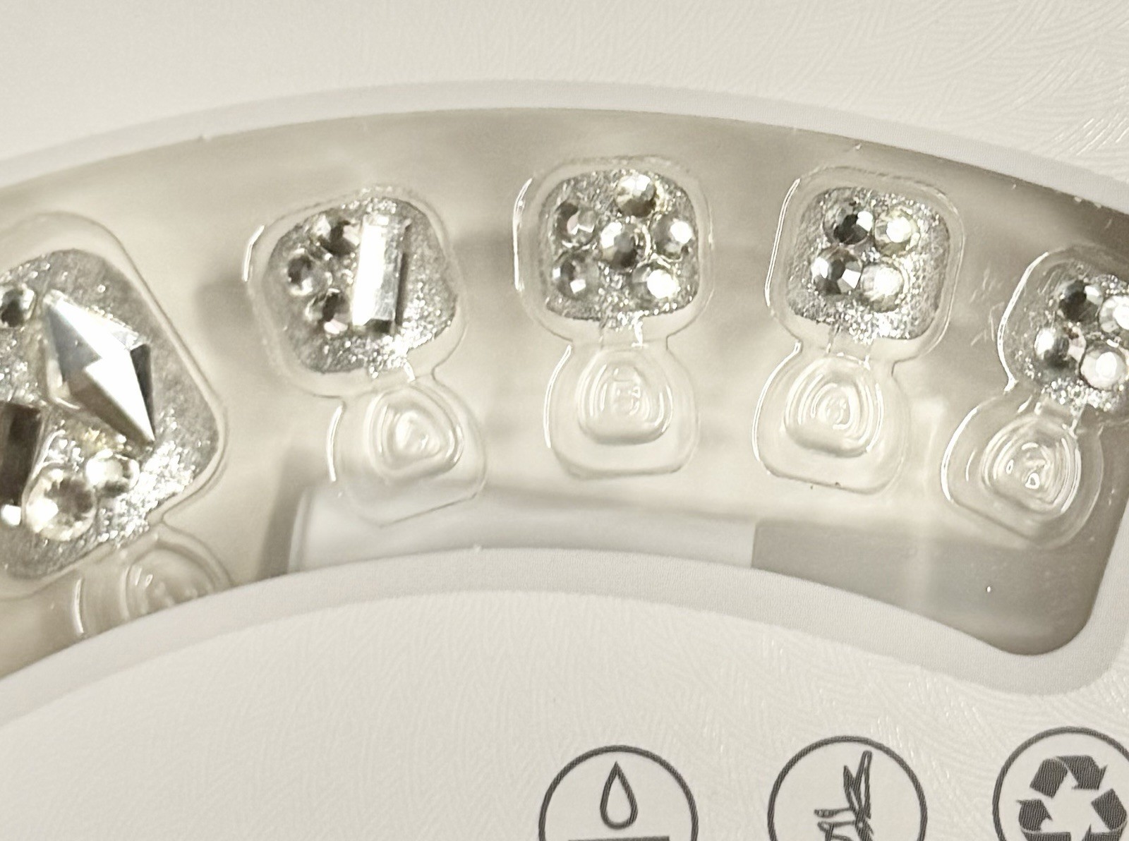 Bundle Press-On Toenails. 4 sets of nails and brush on glue.