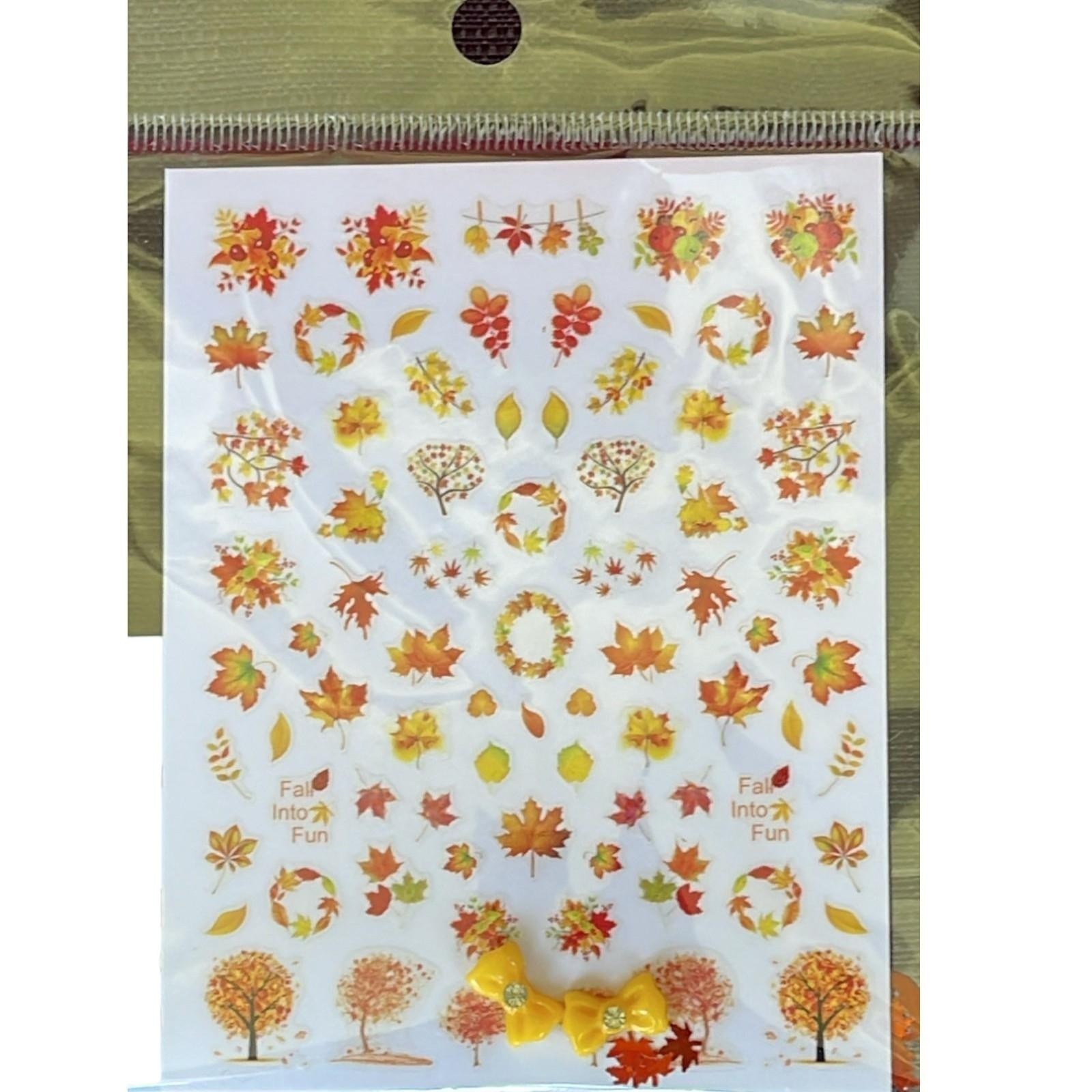 SEASONAL HOLLIDAY NAIL ART 1 SHEET WITH FREE GIFT INSIDE FREE SHIPPING