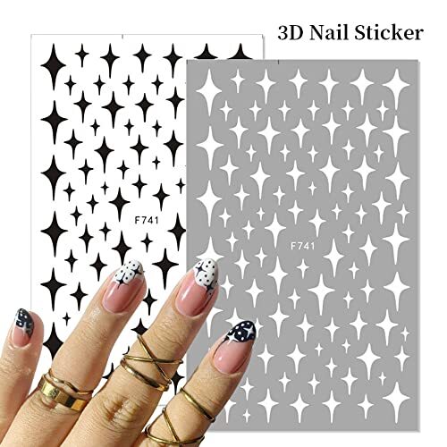 Valentine’s Day Nail Art Stickers Red Heart Nail Decals 3D Self-Adhesive