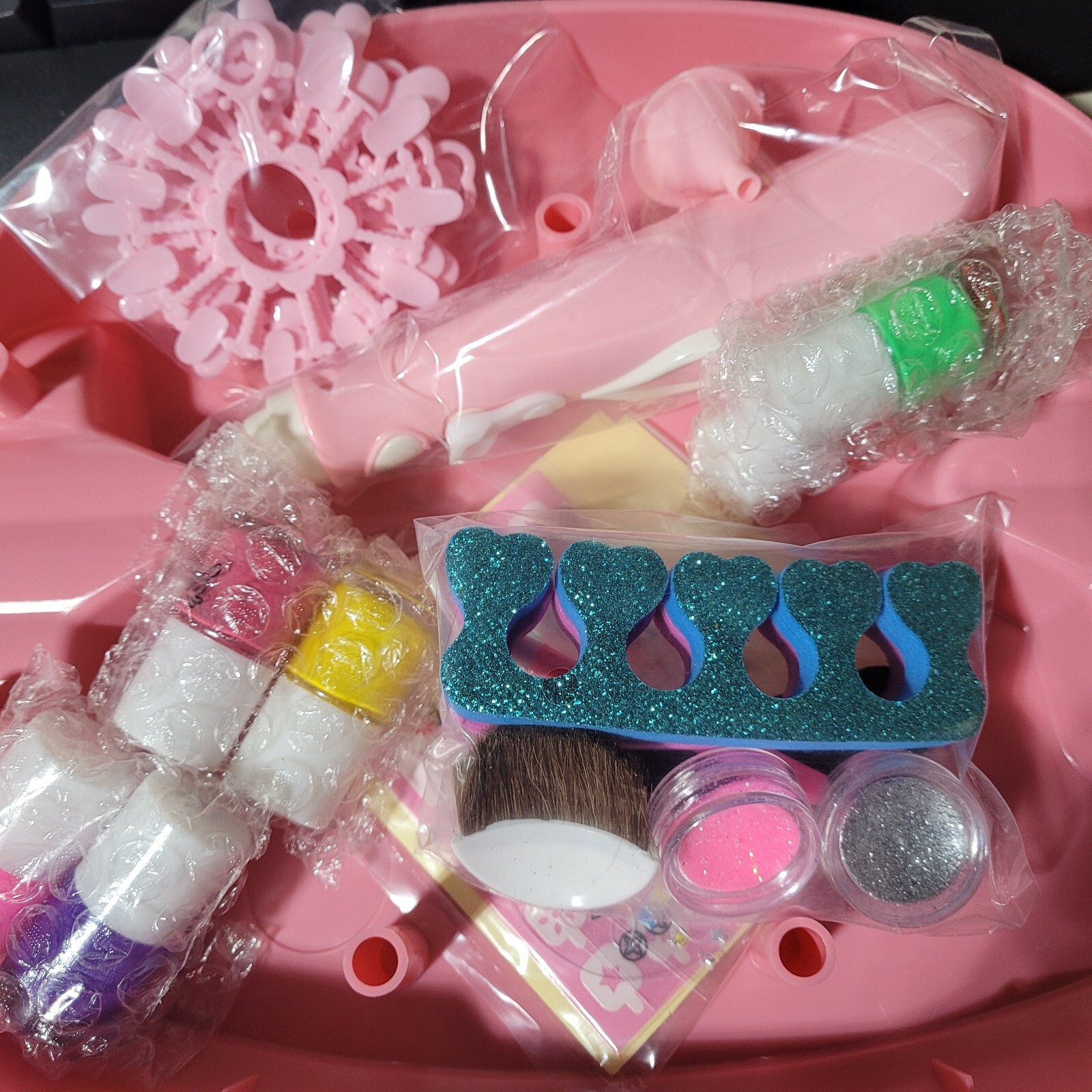 Cosmetic Case Kids Nail Polish Set Nail Art Little Princess New/Unused