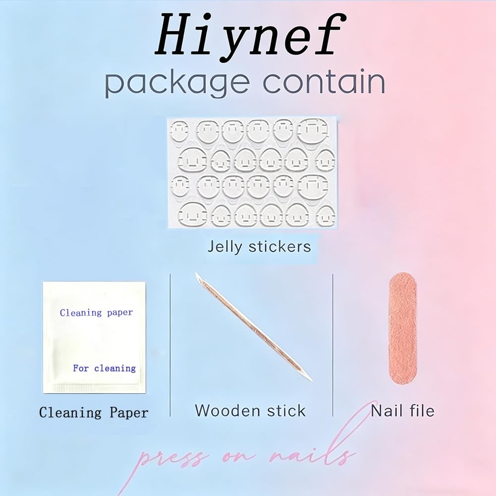24Pcs Short Square Press On Nails – Floral Colorful Artificial Fake Nails, Re…