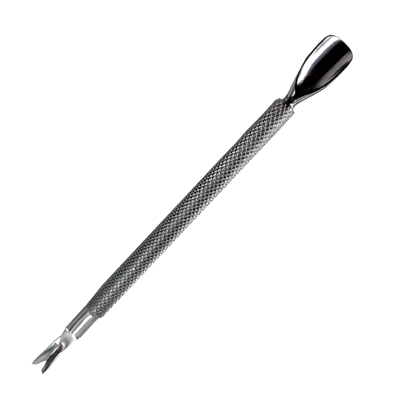 Dual Cuticle Pusher Cleaner Trimmer Manicure Pedicure Nail Care Spa Salon Tool