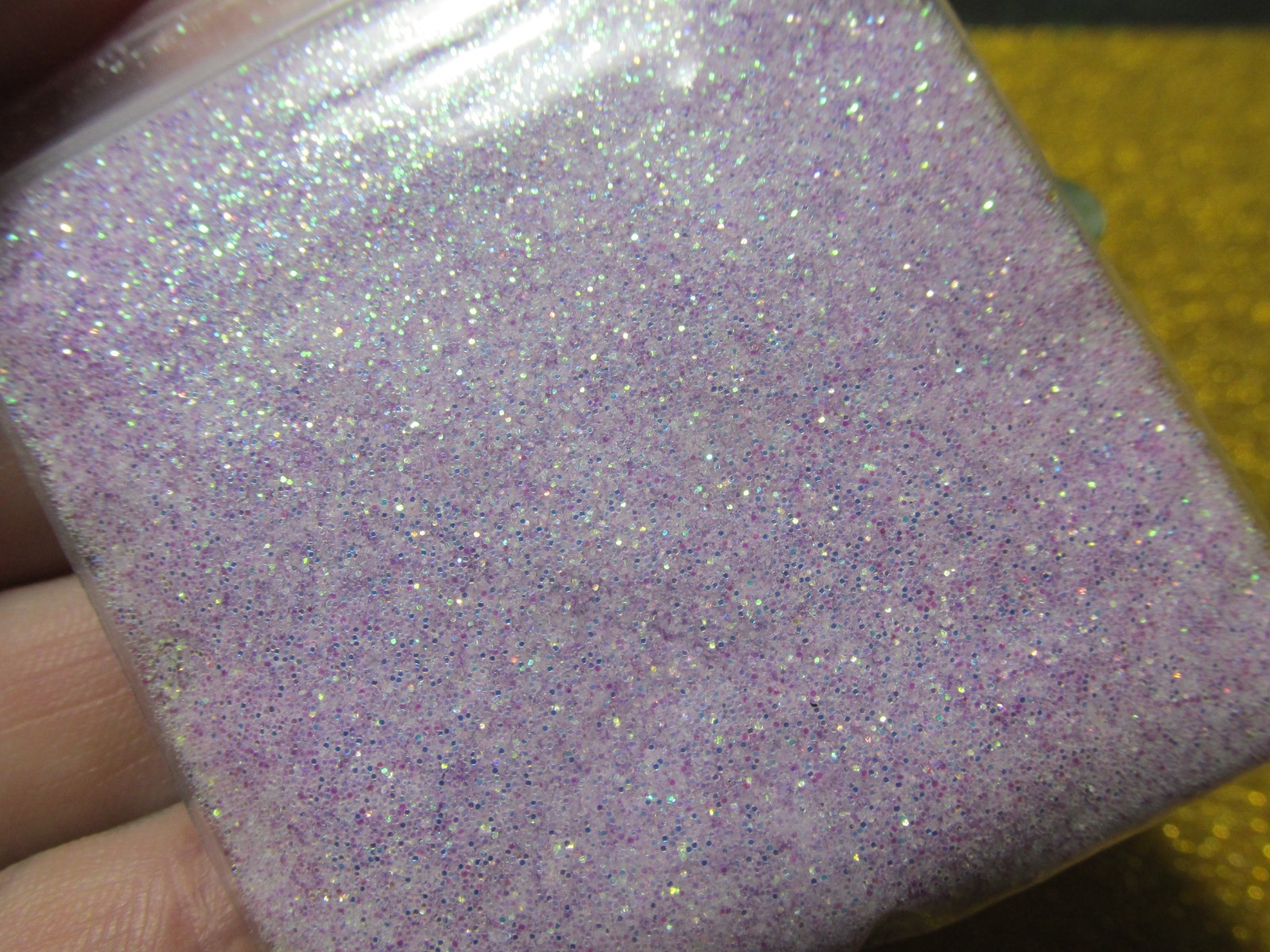 Glow in the dark Iridescent pastels glitter nail art