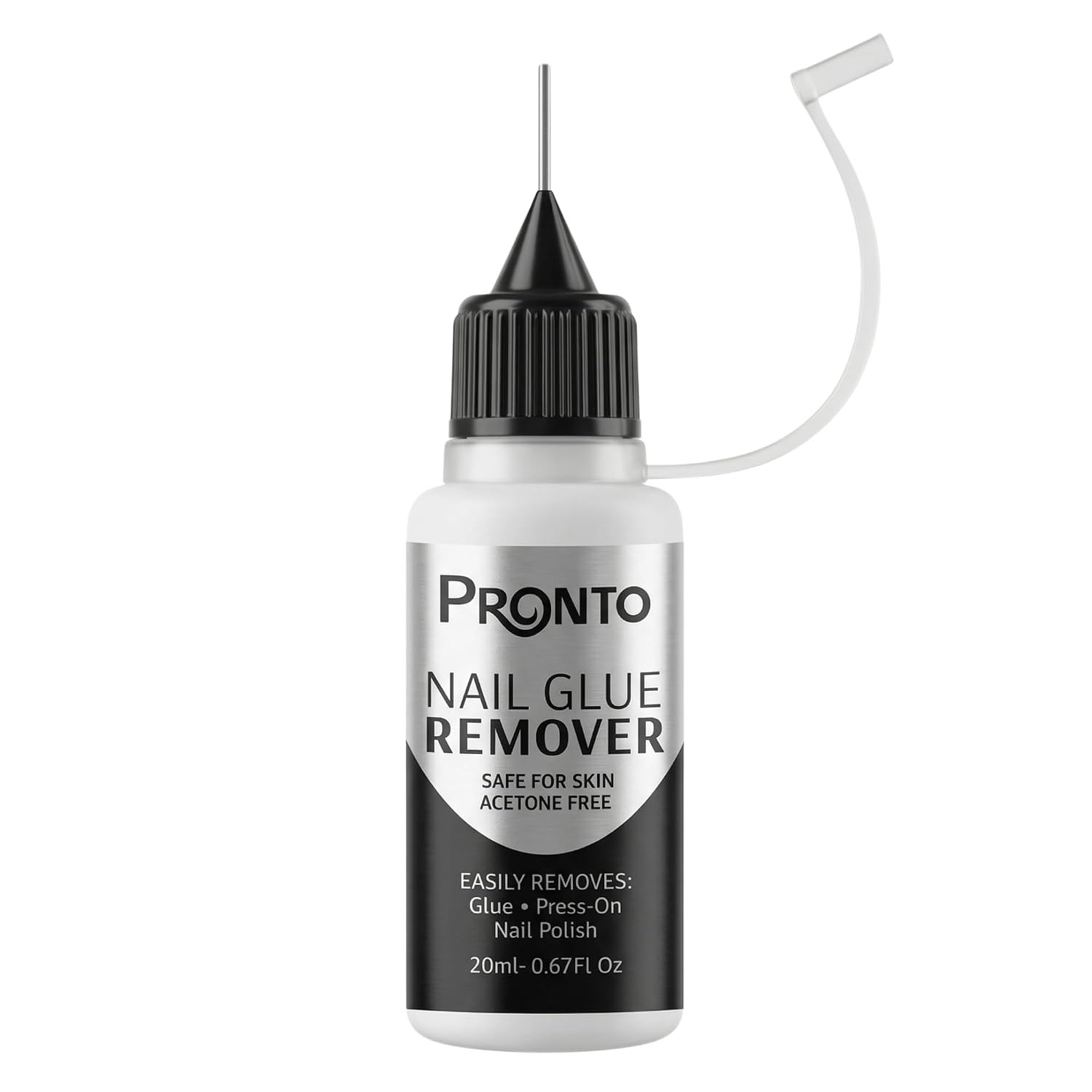 20 Ml Nail Glue Remover, Acetone Free for Press on Nails, Removes Nailpolish Glu