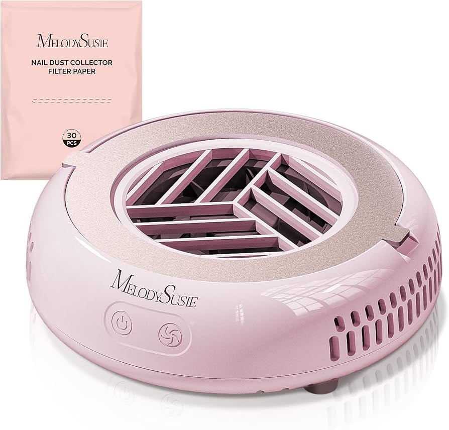 Pink MelodySusie HPro H Series Nail Dust Collector for Nail Art Acrylics Gels