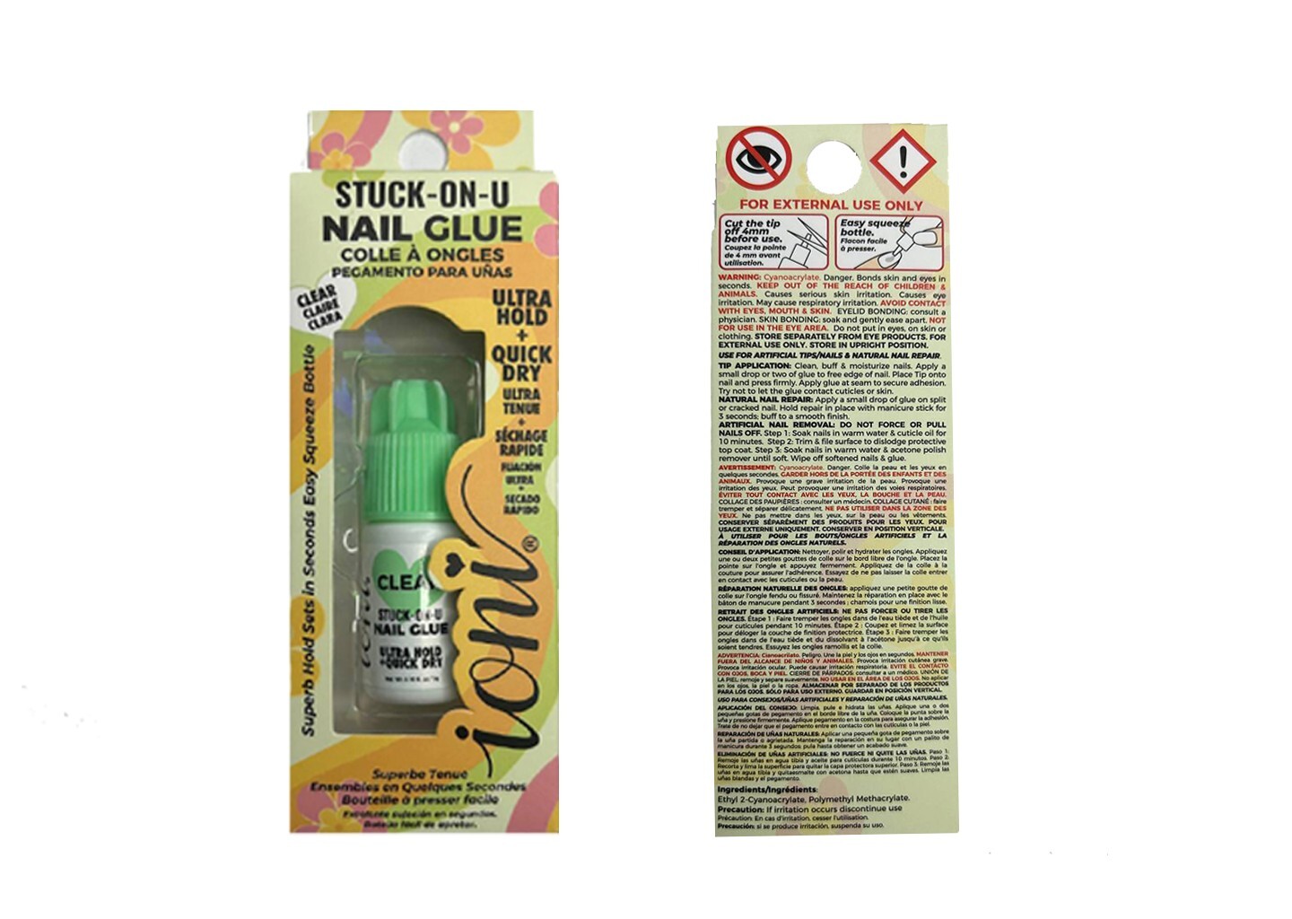 Pack of 5 Ioni Nail Glue