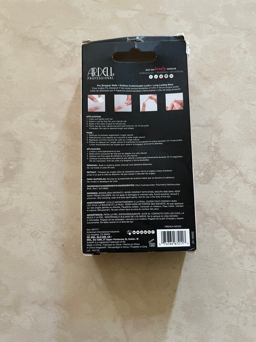 Ardell Nail Addict Eco French Moon Press-On Nails