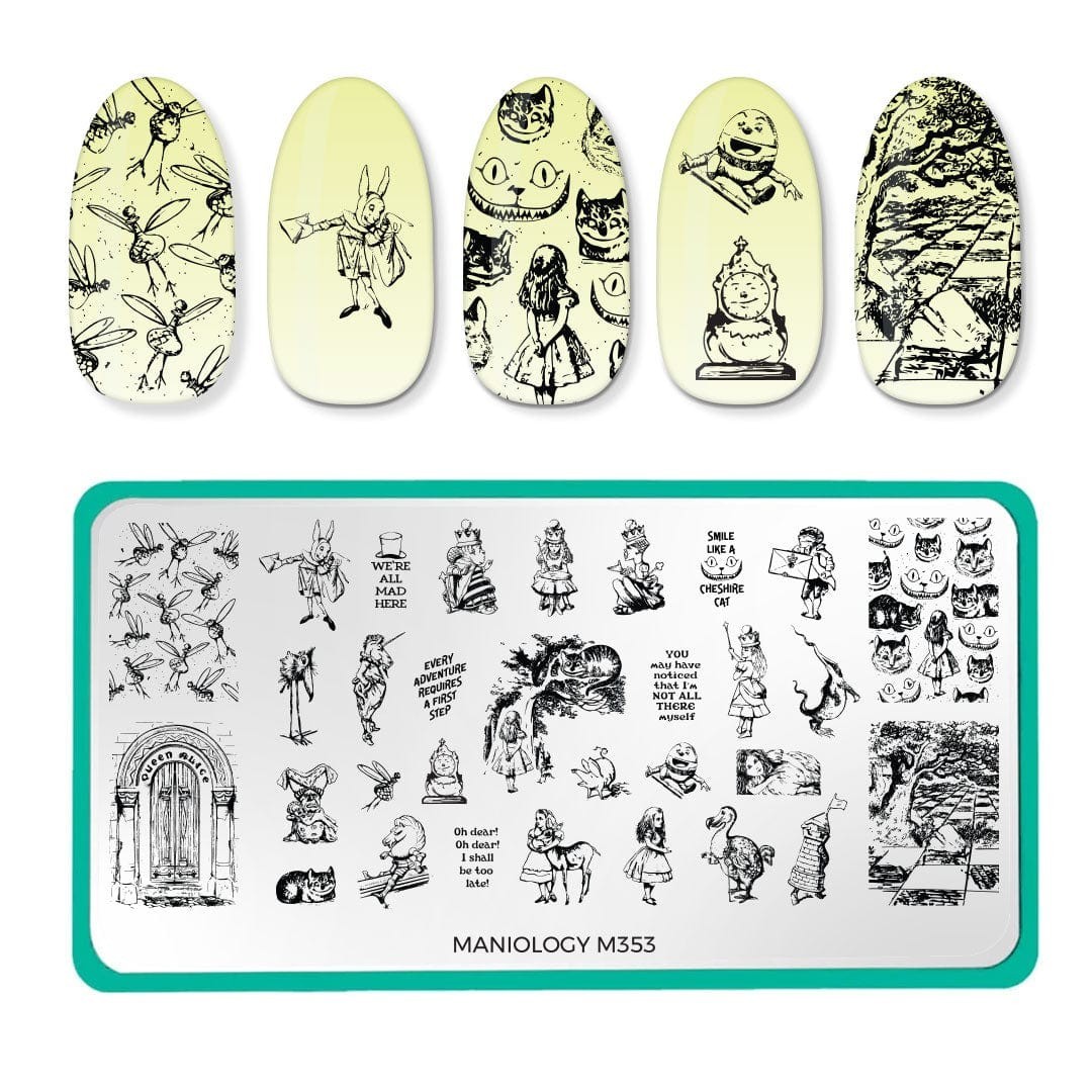 Maniology Nail Art Stamping Plate Bundle — 2-Plate “Dark Fantasy & Literary”…