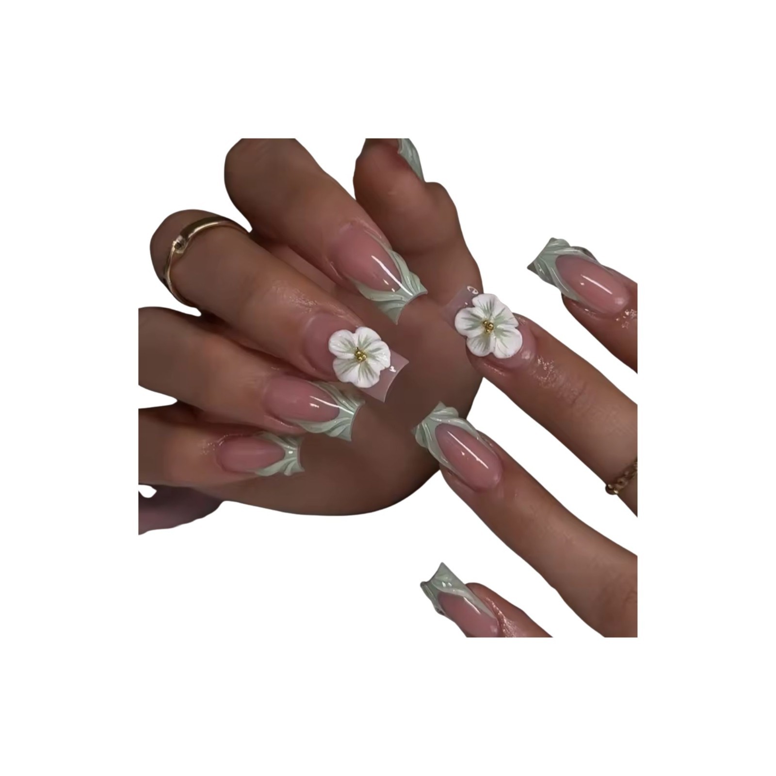 Olalaclayco Handmade Press On Nails, Hand Painted Gel False Nails, Luxury Custom